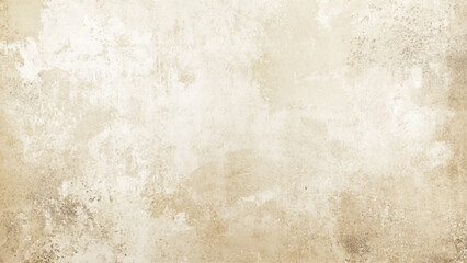 Poster - brown wall with a grunge texture, The pattern of painted plaster walls is white texture and background