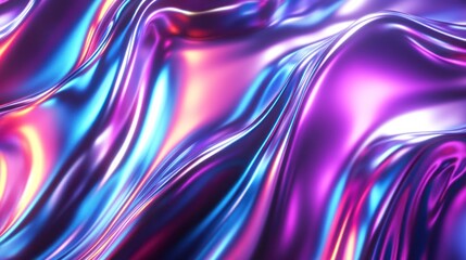 Poster - Abstract Holographic Background