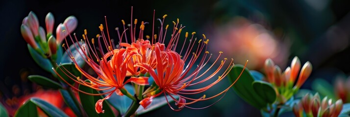 Wall Mural - Blood lily in full bloom