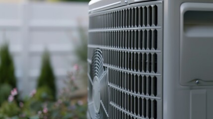 Poster - Heating and air conditioning inverter with clean design and efficient air circulation