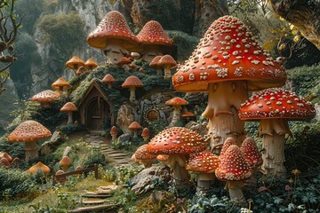 Sticker - Enchanted Mushroom Forest