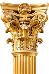 Golden Corinthian Column