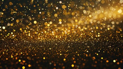 Poster - Golden Glitter Background