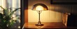 © ArtificialHorizons - Vintage antique table lamp in a 3D rendering scenario