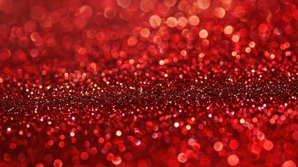 Poster - Red Glitter Abstract Background