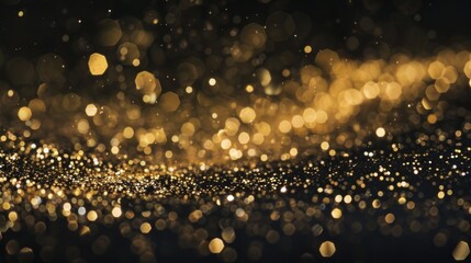Poster - Sparkling Golden Lights