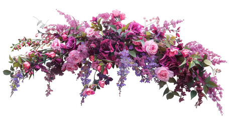 Cascading Flower Arrangement