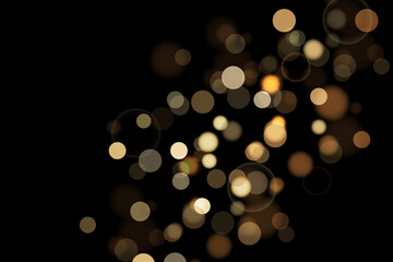 Canvas Print - Christmas background. Powder PNG. Magic shining dust. Fine, shiny dust bokeh particles fall off slightly. Fantastic shimmer effect.