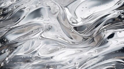 This is an Abstract Silver Metallic Wave Texture that beautifully complements Modern Design