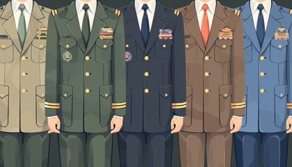 Veterans Day military uniform