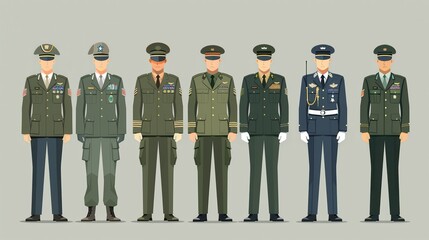 Veterans Day military uniform