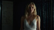 © Jacks Studio - Portrait of a young hot beautiful woman in white color nightwear