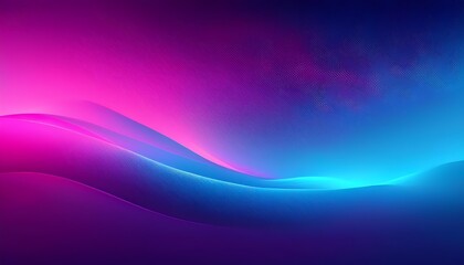 Wall Mural - Electric Neon background - vibrant gradient background that blends electric blue into bright magenta palette. Graphic art illustration