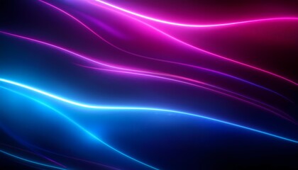 Wall Mural - Electric Neon background - vibrant gradient background that blends electric blue into bright magenta color. Graphic art illustration