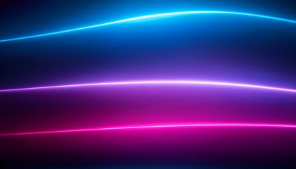 Wall Mural - Electric Neon background - vibrant gradient colorful background that blends electric blue into bright magenta. Graphic art illustration