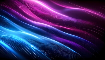 Wall Mural - Electric Neon background - vibrant gradient background that blends electric blue into bright magenta. Modern Graphic art illustration