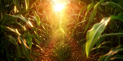 Poster - Cornfield trail