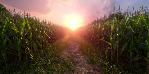 Poster - Cornfield trail