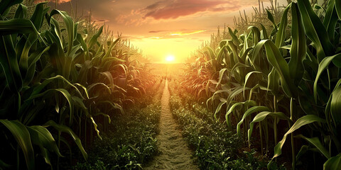 Poster - Cornfield trail