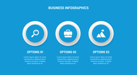 Wall Mural - Horizontal progress bar featuring 3 arrow-shaped elements, symbolizing three six stages of business strategy and progression. Clean timeline infographic design template. Vector for presentation