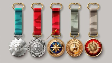 Veterans Day military medals and awards