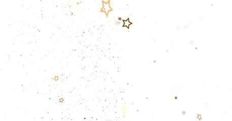 Wall Mural - XMAS stars background, sparkle lights confetti falling. magic shining Flying christmas stars on night