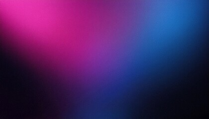 Canvas Print - dark grainy gradient background blue magenta pink purple black colors banner poster cover abstract design