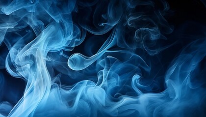 Canvas Print - abstract smoke background abstract fire background blooming smoke background abstract blue smoke background