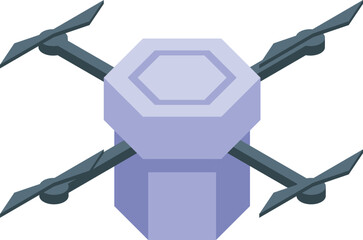 Poster - Modern drone flying and presenting new technology for videography and photography