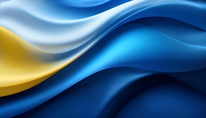 Wall Mural - abstract blue wave background white blue yellow abstract texture background color gradient background abstract background with waves dark matte elegant background with space for design