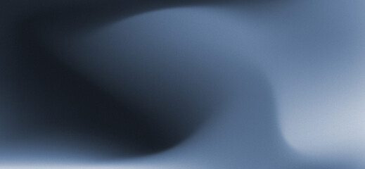 abstract grey and blue grainy gradient color background, noise texture effect, illustration of navy 