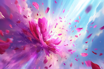Wall Mural - an image portraying the symphony of light and color that unfolds in the sky during an aurora boreali