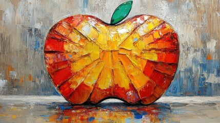 Wall Mural - Mosaic Apple