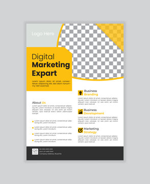  Business abstract vector template. Flyer design modern layout, annual report, poster, flyer in A4, Business booklet geometric shapes for tech, market with light background