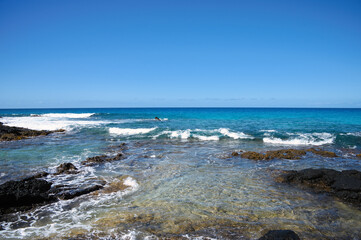 sea and rocks of hawaii