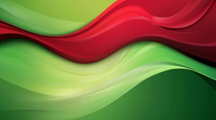 Wall Mural - Abstract vector bg; red-green colors