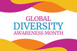 © 3D_Hue - Global Diversity Awareness Month Celebrating Multiculturalism, Promoting Inclusivity, and Honoring the Rich Tapestry of Cultures, Identities, and Perspectives Worldwide