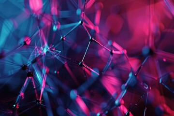 Poster - A detailed shot of a bundle of wires