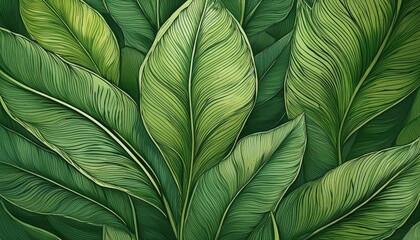 green leaf texture