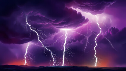Wall Mural - Storm Clouds Generative AI