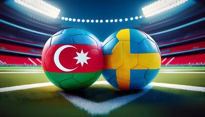 Banner Football Azerbaijan vs Sweden