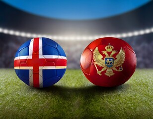 banner football iceland vs montenegro