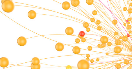 Fototapete -  people network structure HR - Human resources management and recruitment