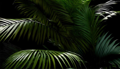 Poster - palm tree leaves