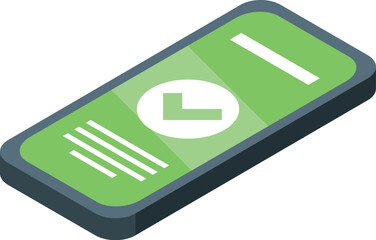 Poster - Smartphone is displaying a check mark, indicating a successful mobile payment