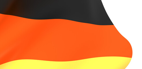 Wall Mural - A flowing German flag