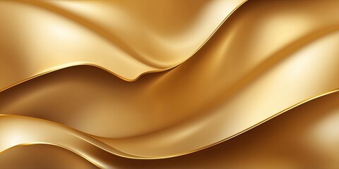 Abstract golden light or gold metal gradient background.