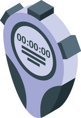 Poster - Stopwatch is displaying 00,00,00, ready to time a sporting event