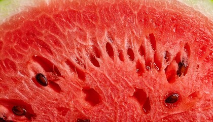 Wall Mural - close up of juicy watermelon texture