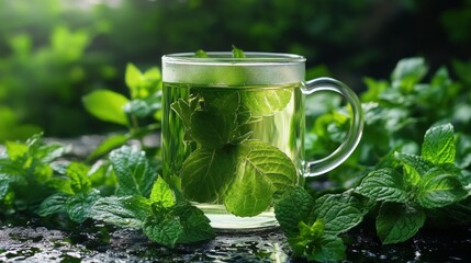 Refreshing Mint Tea